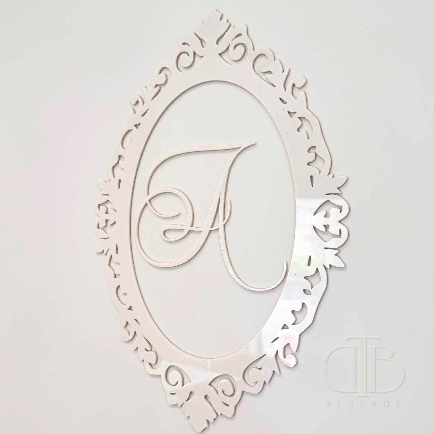 Ornate Frame with Personalised Initial | Acrylic Signages