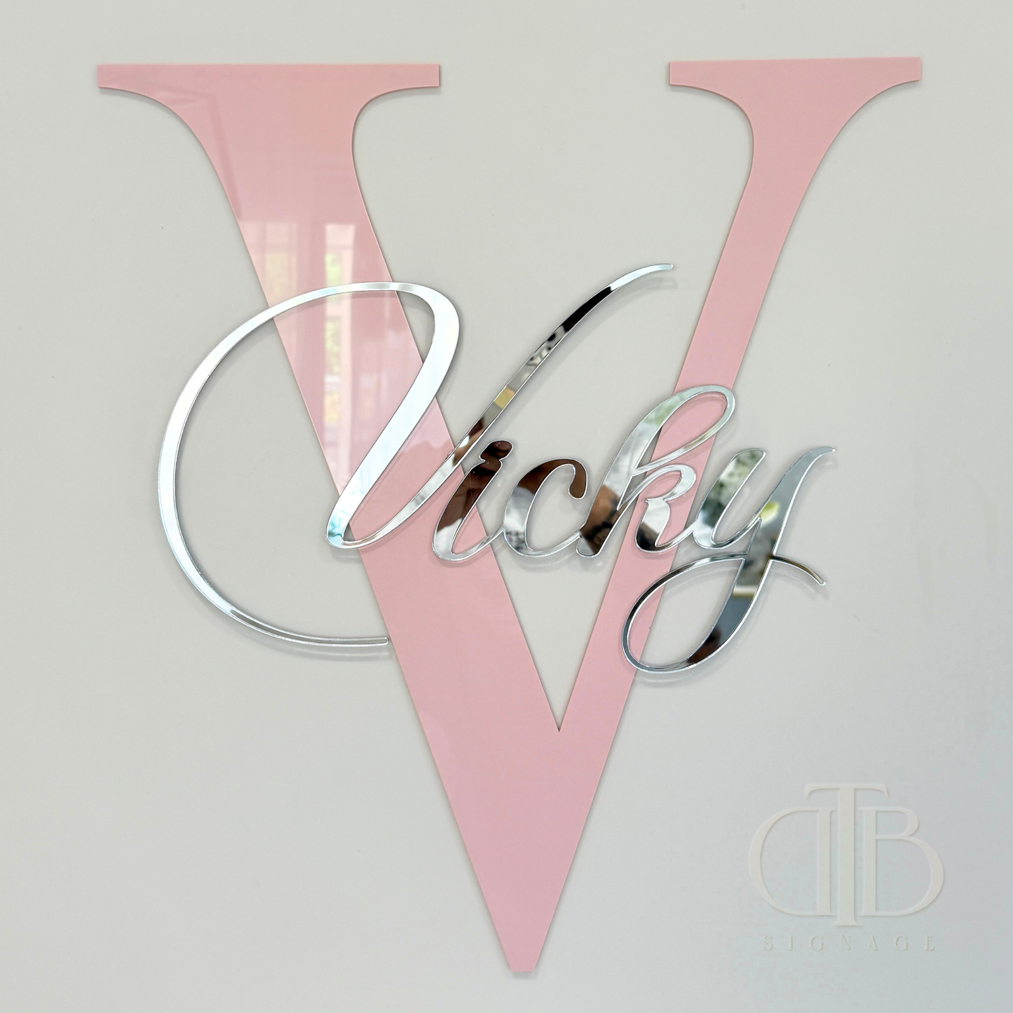 Name Acrylic Signage | Birthday | Nursery | Single Layer Acrylic