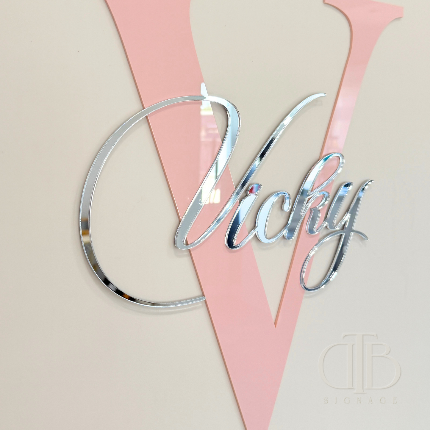 Name Acrylic Signage | Birthday | Nursery | Single Layer Acrylic