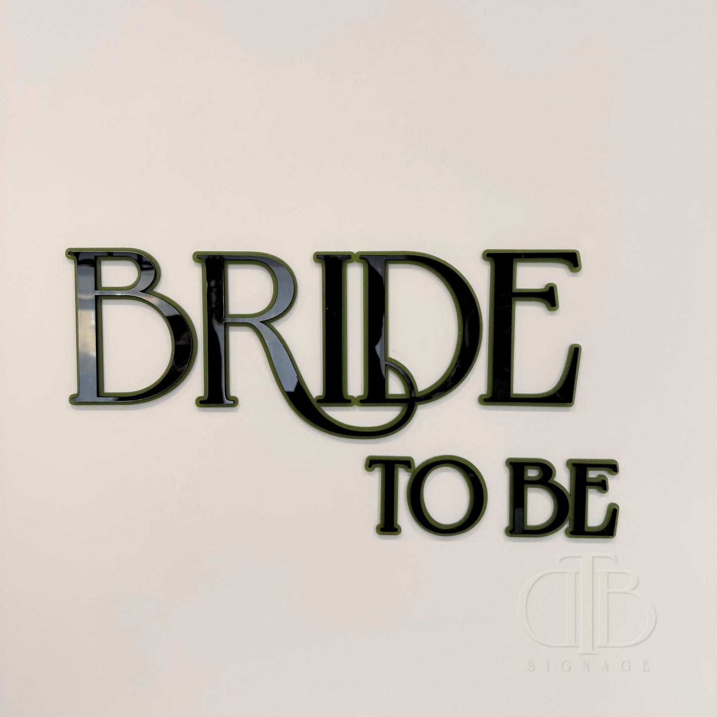 Bride To Be Acrylic Signage | Bridal Shower | Wedding Signage | Double Layered Acrylic