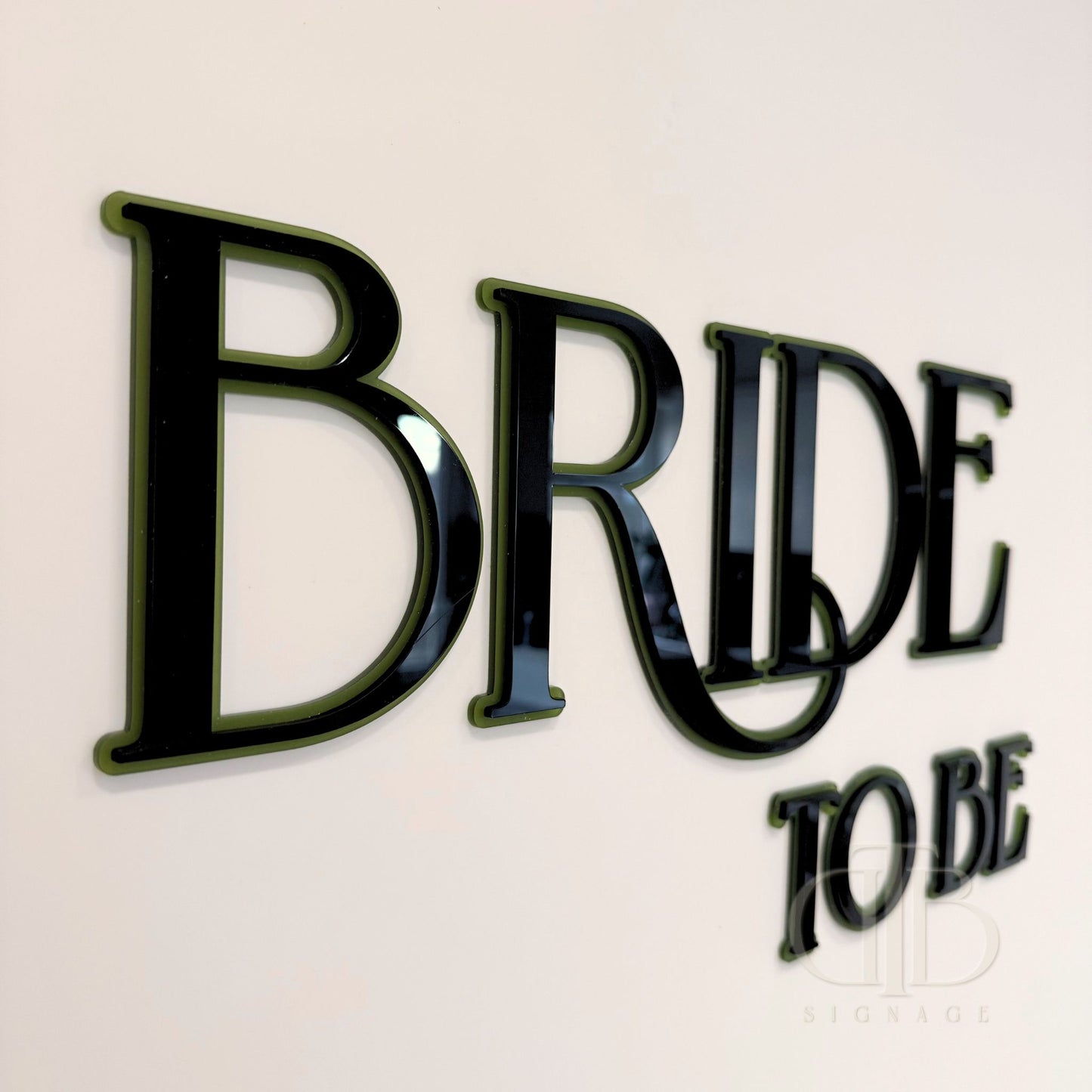 Bride To Be Acrylic Signage | Bridal Shower | Wedding Signage | Double Layered Acrylic
