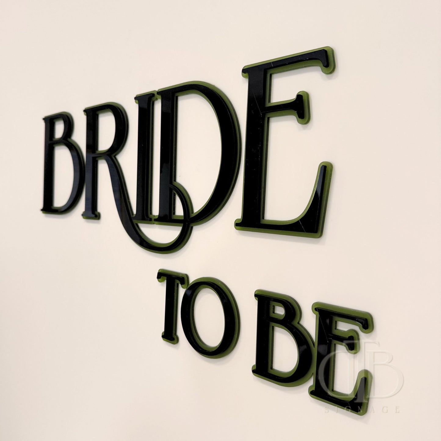 Bride To Be Acrylic Signage | Bridal Shower | Wedding Signage | Double Layered Acrylic