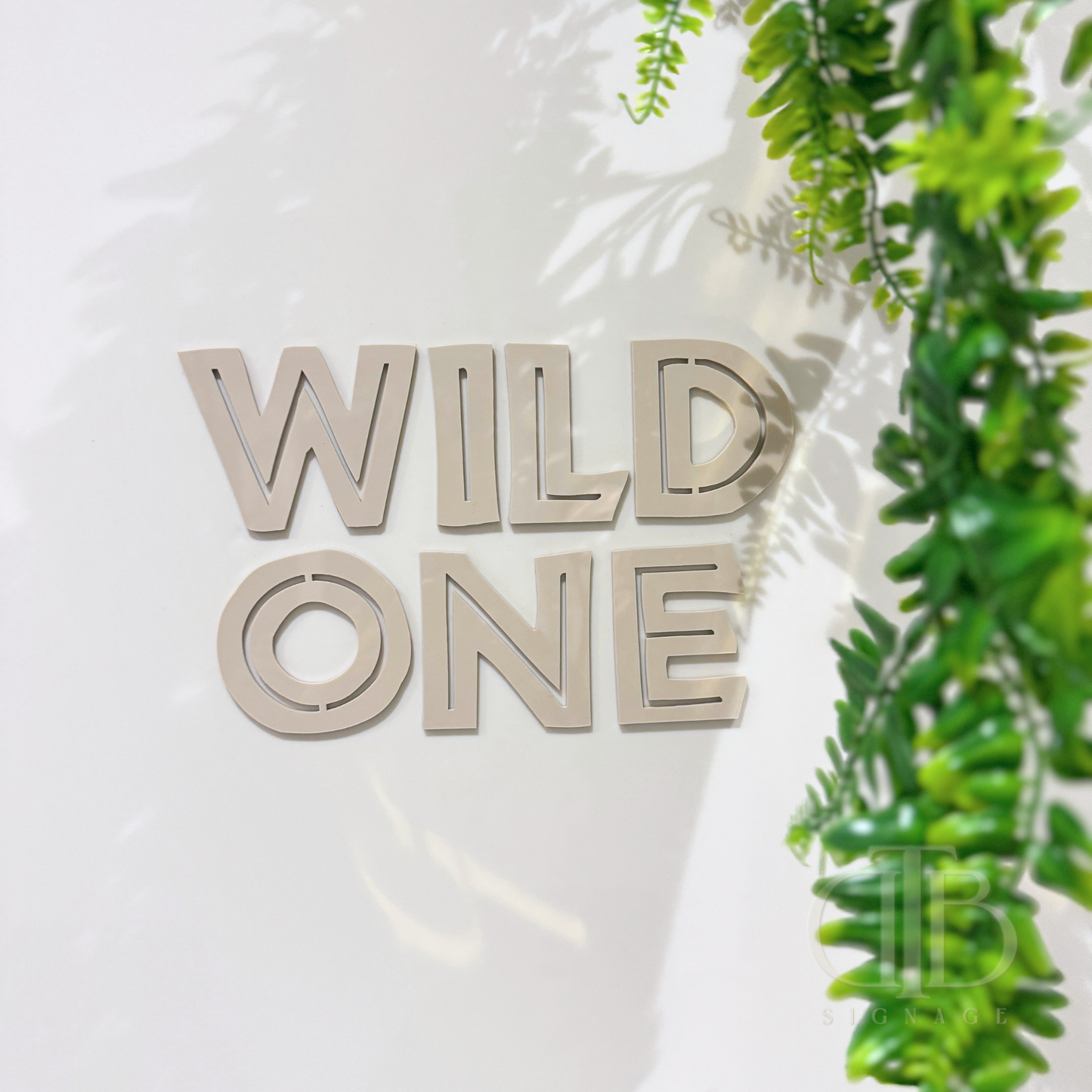 Acrylic Birthday Signage | Wild One Theme Signage | Single Layer Acrylic (Copy)