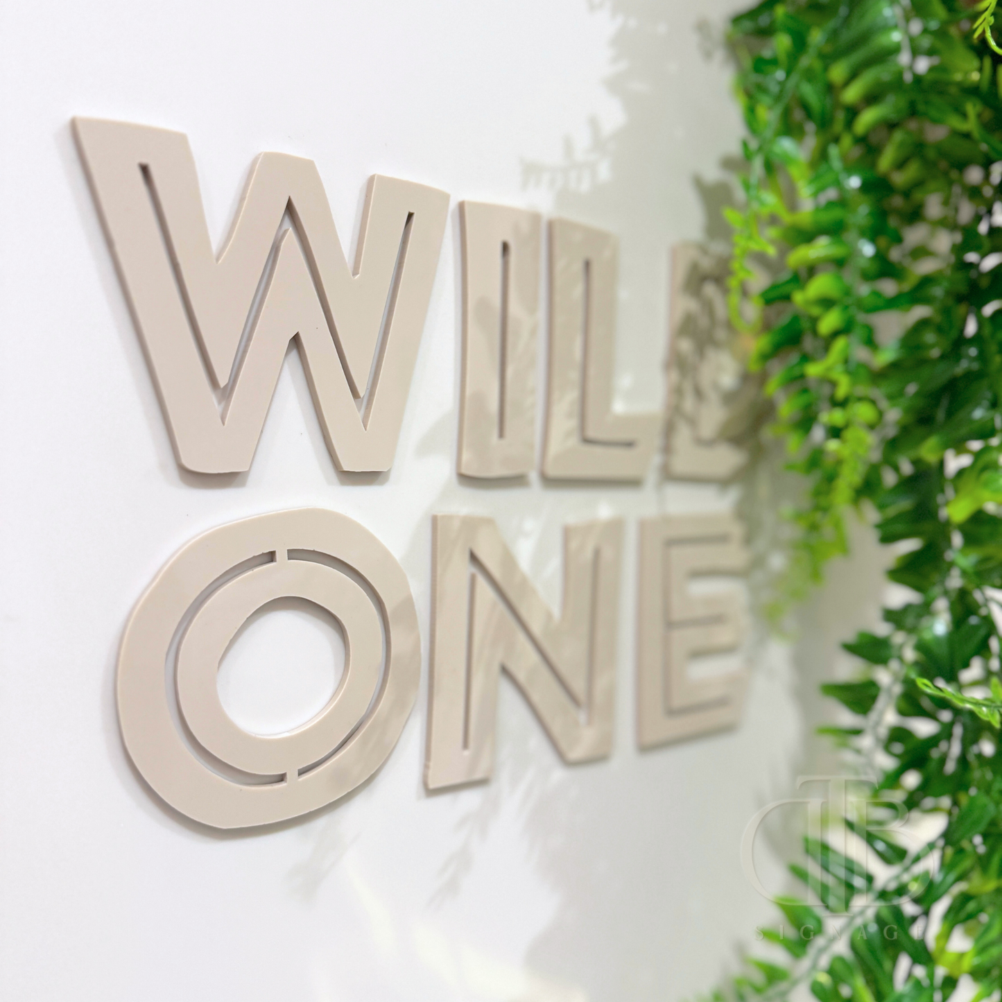 Acrylic Birthday Signage | Wild One Theme Signage | Single Layer Acrylic (Copy)