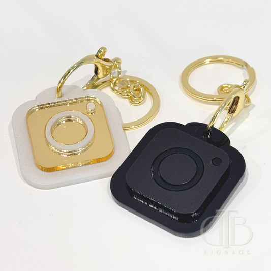 Elegant NFC Key Ring for Social Media | Acrylic Key Ring
