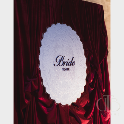 TDB Signature Plaques- The Lace Cameo