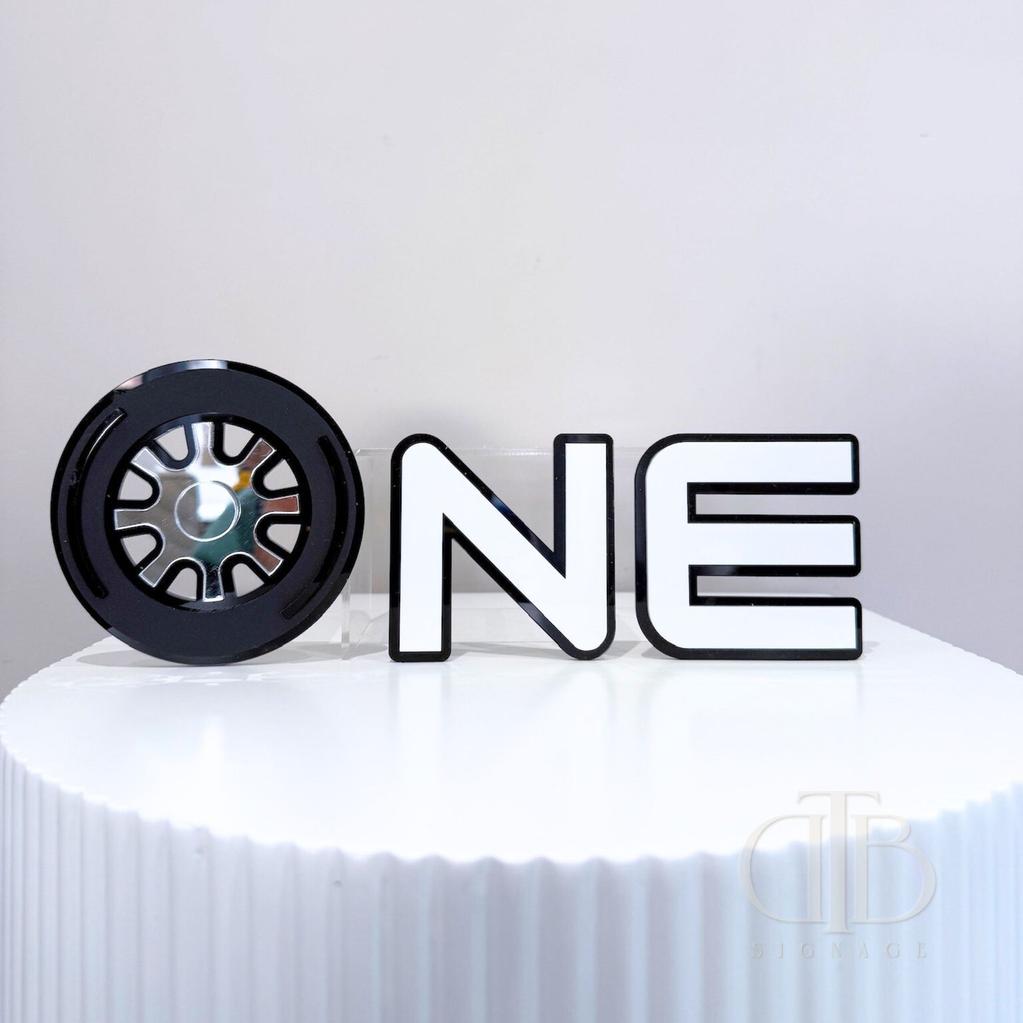 Age Signages for Fast Theme | Birthday Signages | Double Layer Acrylic