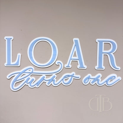 3D Birthday Signages | Double Layer Acrylic