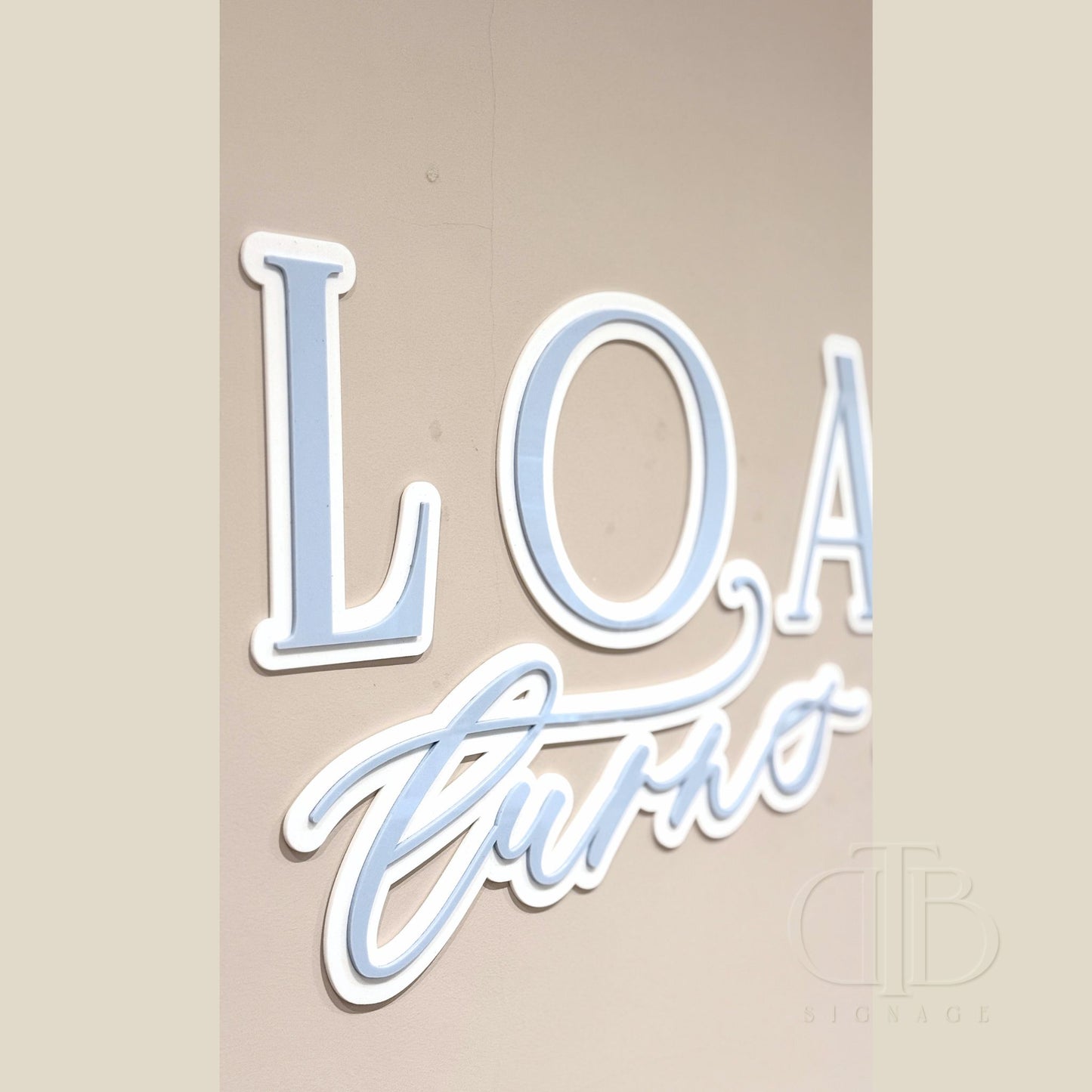 3D Birthday Signages | Double Layer Acrylic