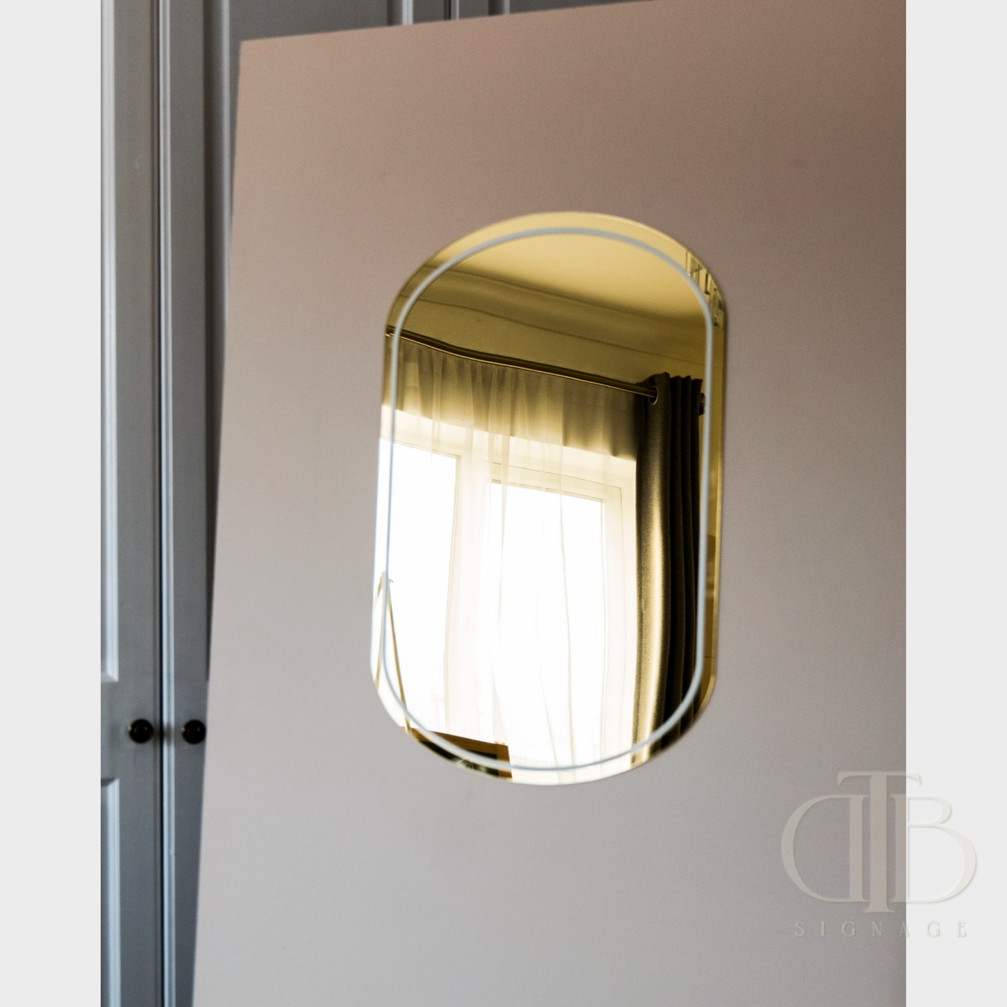 Decorative wall light fixture on a neutral background