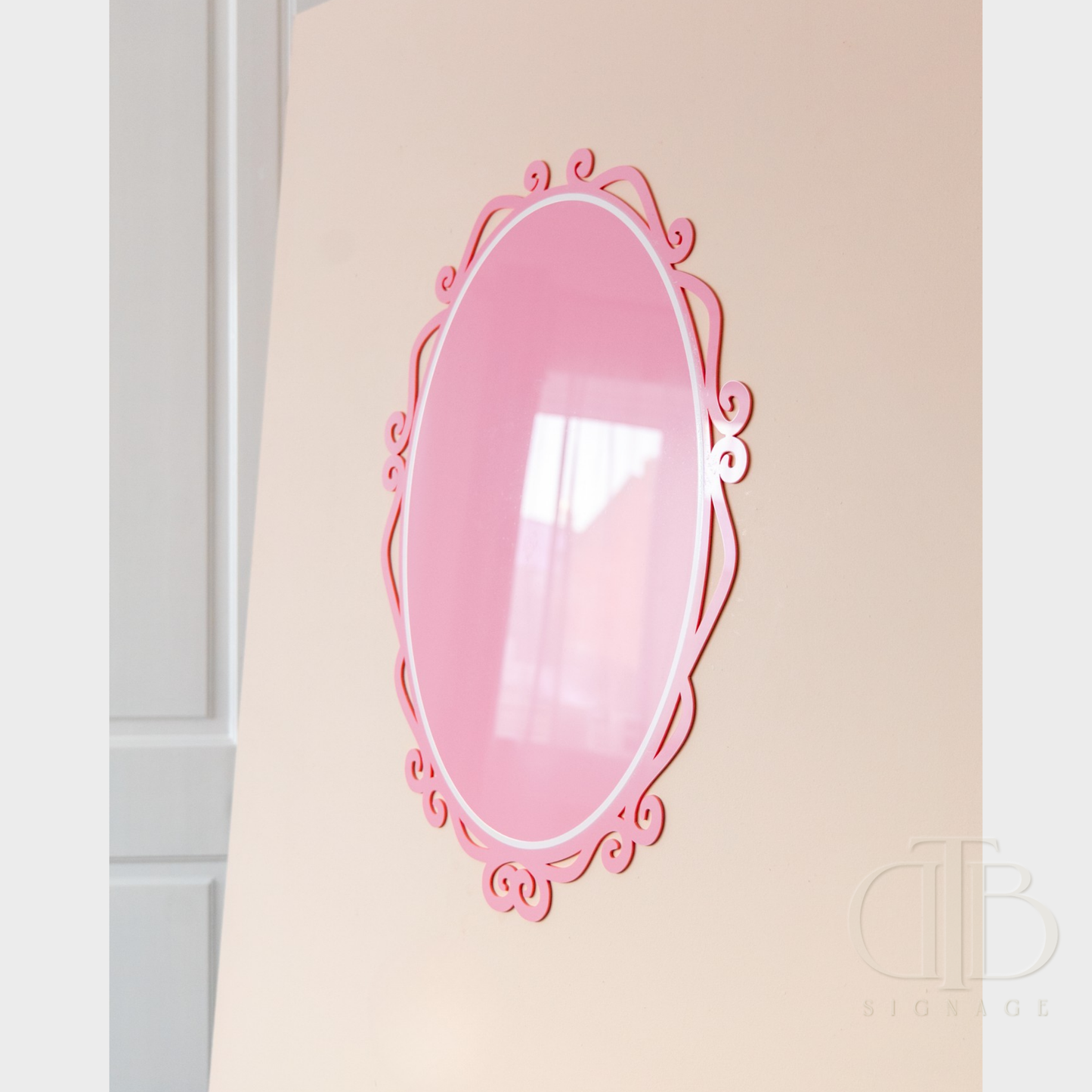 TDB Signature Plaques- The Pink Filigree