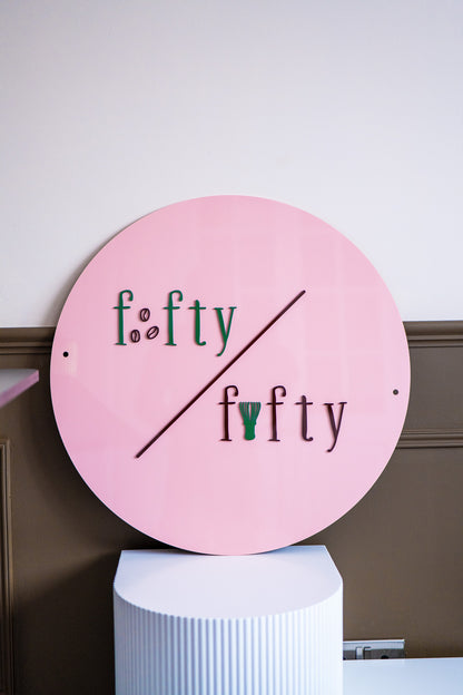 Business Wall Signage | Personalised | Disc