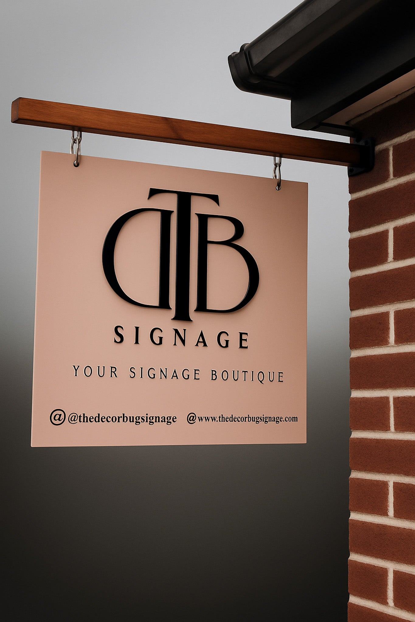 Outdoor Business Signage | Personalised | Rectangular – The Decor Bug ...