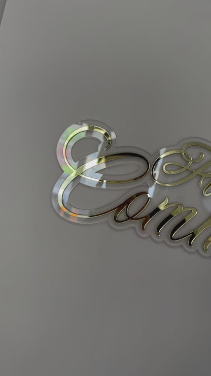 First Holy Communion Acrylic Signage | Double Layer Acrylic
