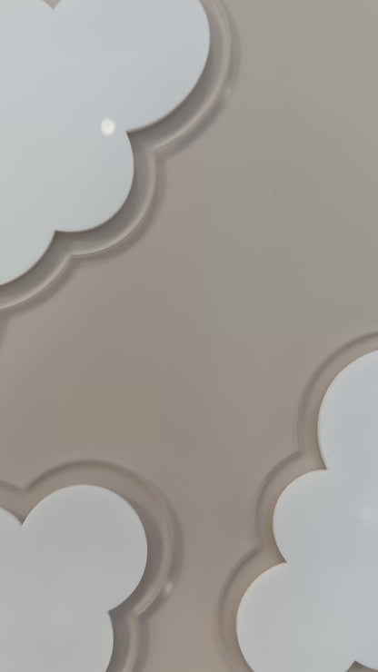 3d Acrylic Cloud Set | Birthday Signage | Baby Shower Signage | Nursery Signage | Double Layer Acrylic